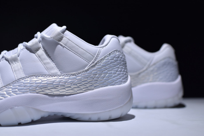 air jordan 11 low heiress frost white 897331-100