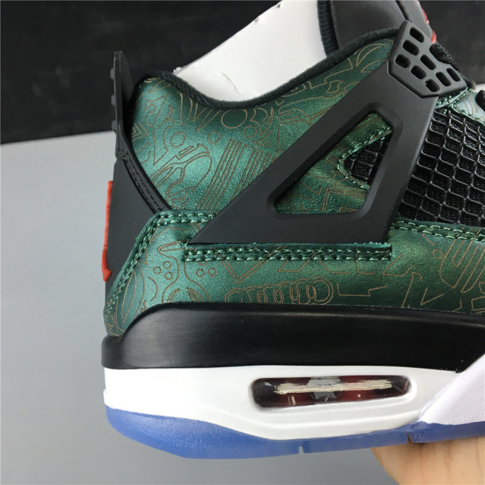 air jordan 4 green laser aj4-1043515