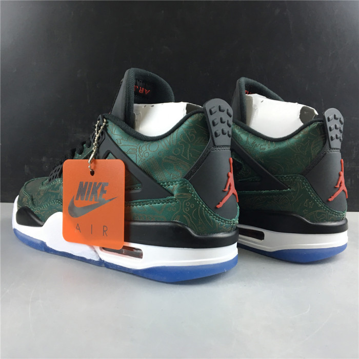 air jordan 4 green laser aj4-1043515