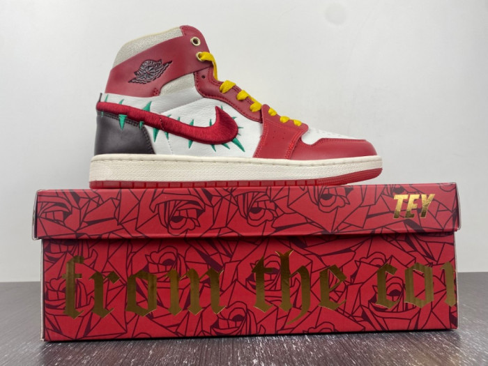 air jordan 1 high zoom air cmft 2 teyana taylor a rose from harlem fj0604-601