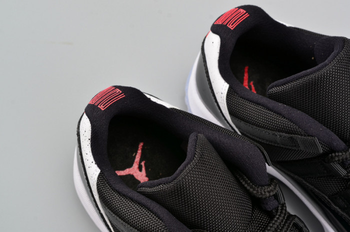 air jordan 11 retro low "infrared 23" black mens 528895-023