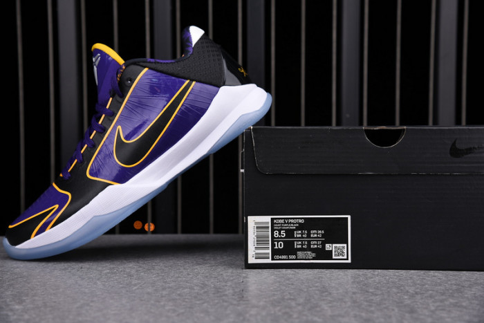 nike kobe 5 protro lakers cd4991-500