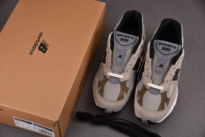 new balance 991 miuk jjjjound grey olive m991jja