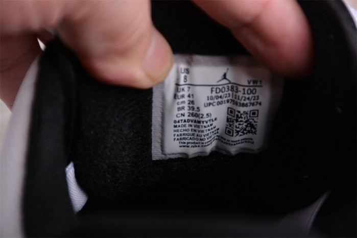 air jordan 2/3 “white/black” fd0383-100