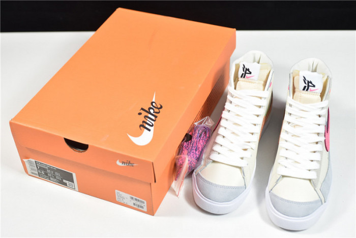 nike blazer mid “shanghai” beige/pink-orange dc0707-164