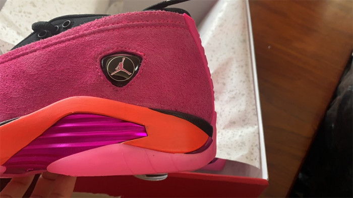 air jordan 14 low shocking pink blast dh4121-600