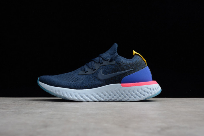 nike epic react flyknit blue aq0067-400