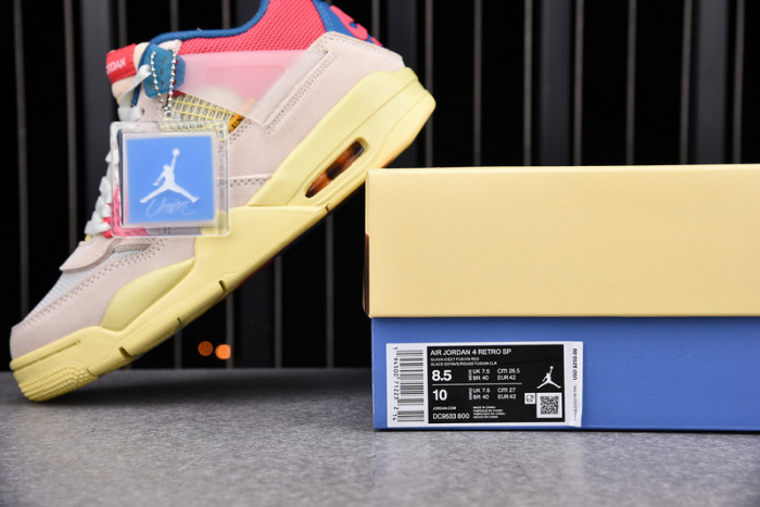 union x air jordan 4 guava ice dc9533-800