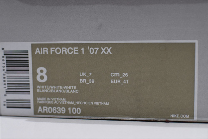 nike air force 1 low stars white ar0639-100