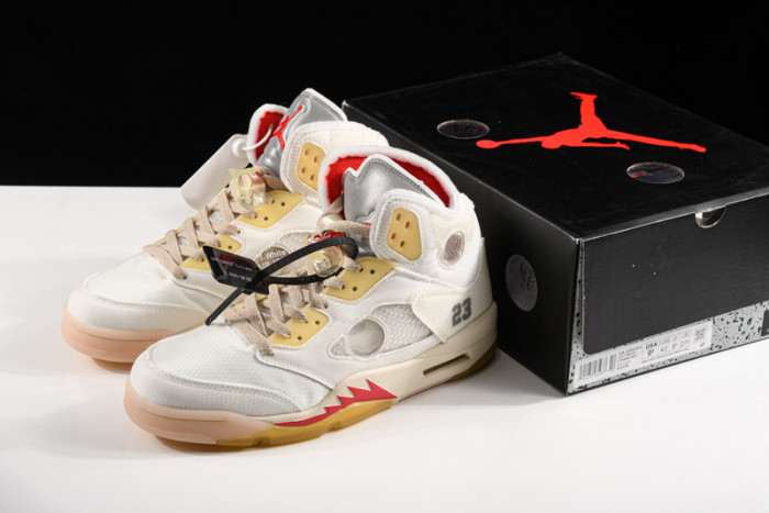 ofw air jordan 5 ice cream colorway ct8480-002