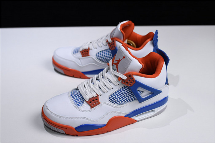 air jordan 4 white/bright crimson-royal blue 308497-171