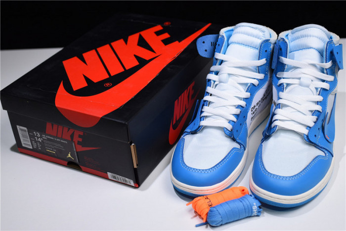 ofw air jordan 1 powder blue unc aq0818-148
