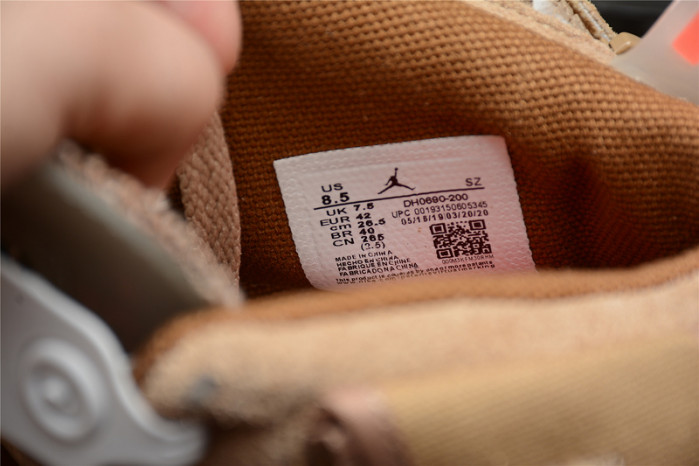 travis scott x air jordan 6 “british khaki ” dh0690-200