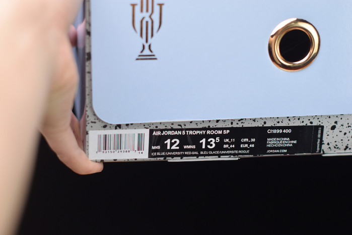 jordan 5 retro trophy room ice blue ci1899-400