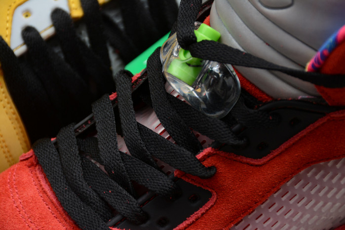 air jordan 5 raging bull 2021 red suede dd0587-600