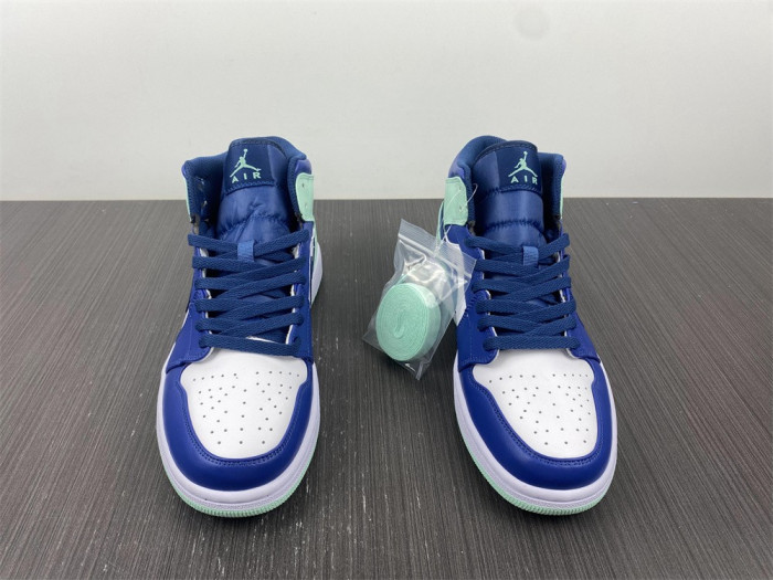 air jordan 1 mid "blue mint" 554724-413