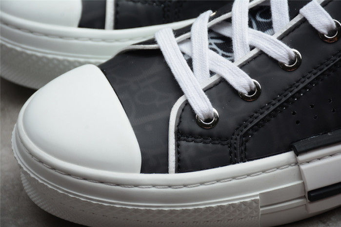 b23 oblique low black white sneakers t00480h051