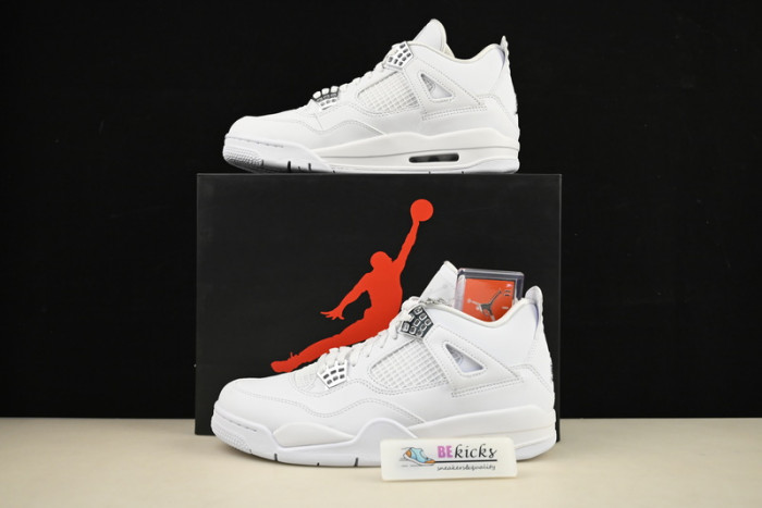 air jordan 4 retro “pure money” white 308497-100