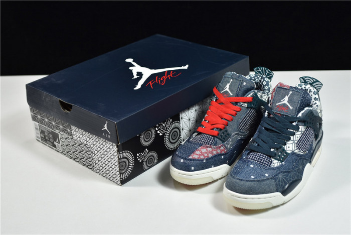 air jordan 4 sashiko deep ocean cw0898-400