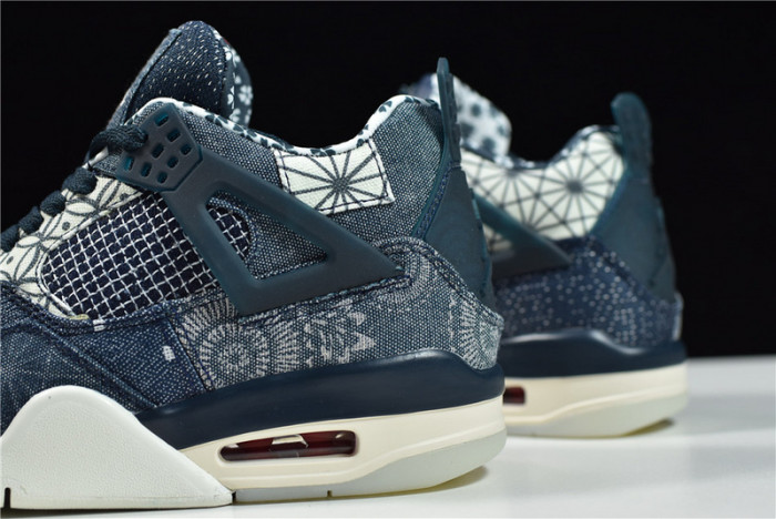 air jordan 4 sashiko deep ocean cw0898-400