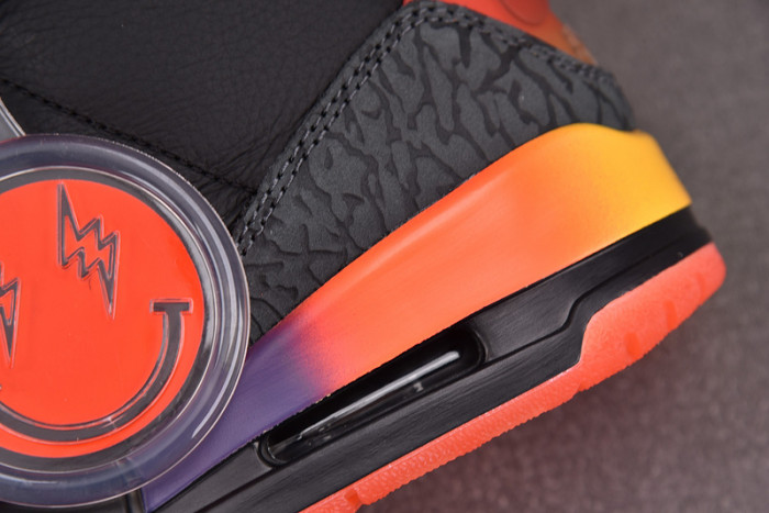 j balvin x air jordan 3 black fn0344-001