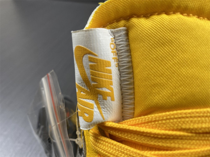 nike air force 1 low ofw university gold metallic silver dd1876-700