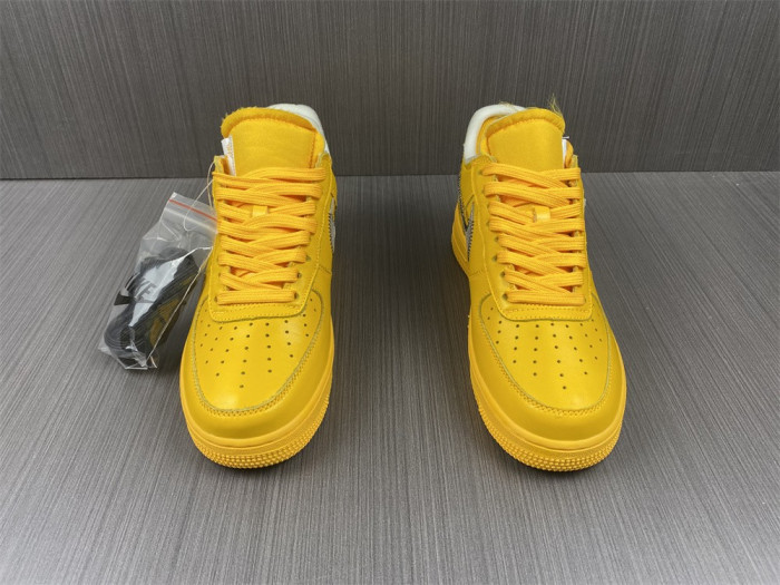 nike air force 1 low ofw university gold metallic silver dd1876-700