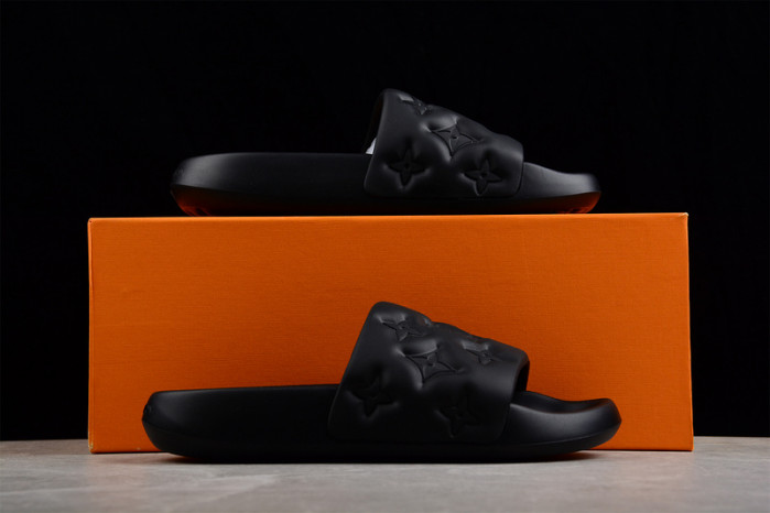 l&v slipper black 15