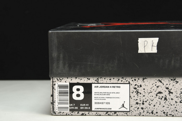 air jordan 4 retro military blue 308497-105