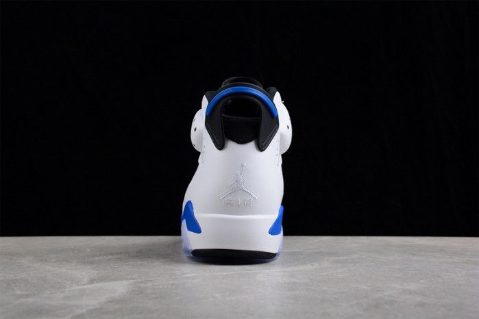 air jordan 6 retro sport blue 384664-107