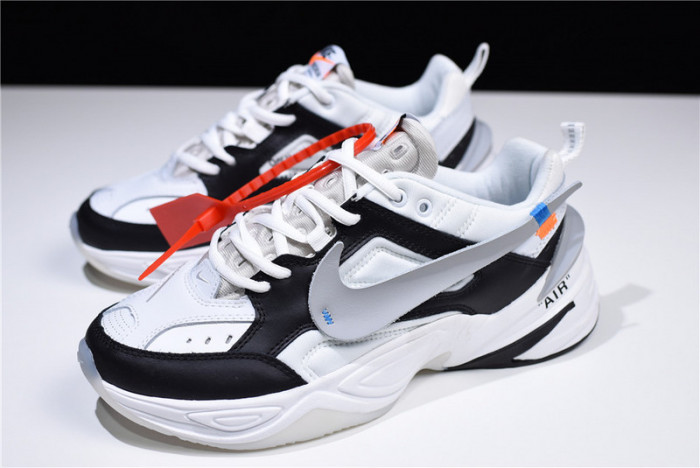 ofw x nike m2k tekno black ,white a03108 062