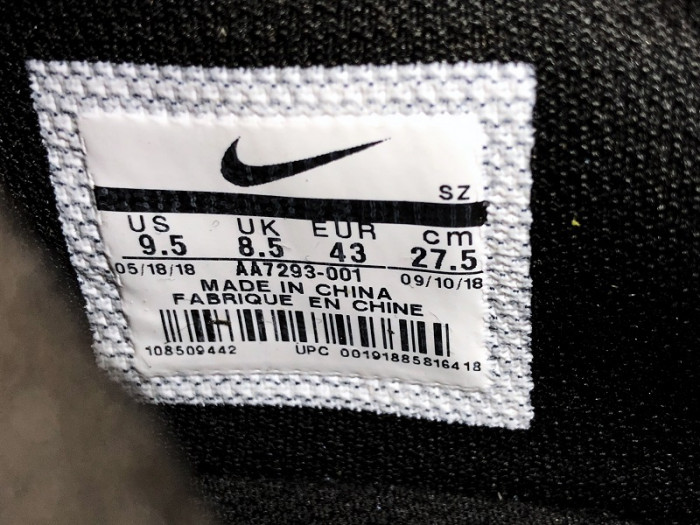 ofw nike air max 90 black aa7293-001