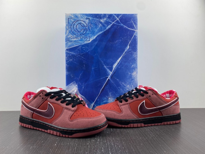 nike sb dunk low concepts red lobster 313170-661