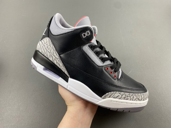 air jordan 3 “black cement”（2024）dn3707-010