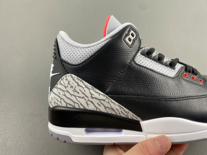 air jordan 3 “black cement”（2024）dn3707-010