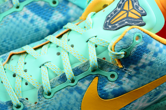 nike kobe 8 system green glow laser orange 555035-304