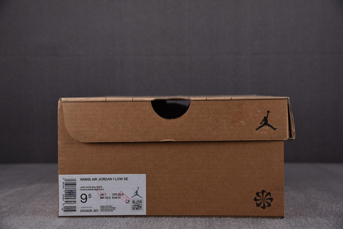 air jordan 1 low se light olive (w) dv0426-301