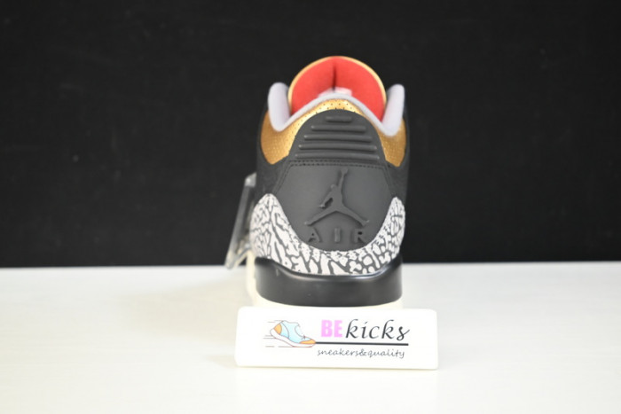air jordan 3 “black gold” ck9246-067