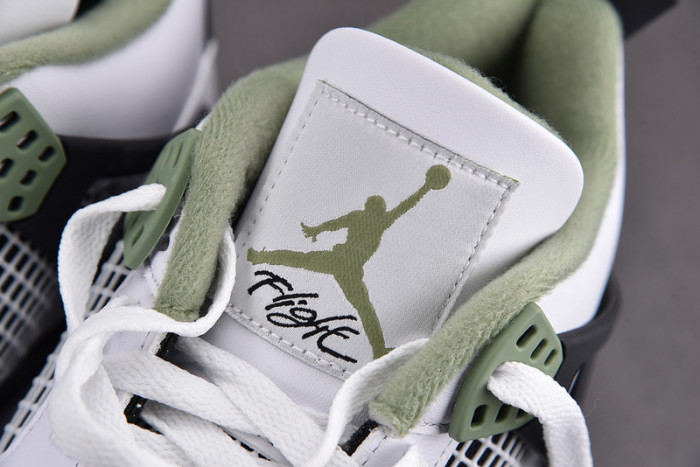 air jordan 4 wmns “oil green” aq9129-103