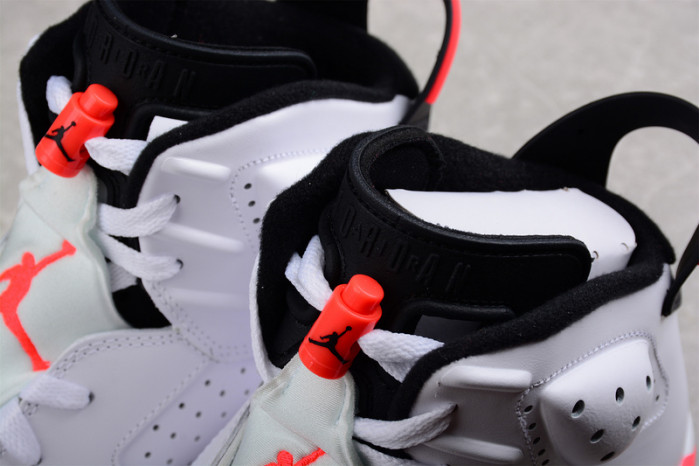 air jordan 6 retro infrared white 384664-123