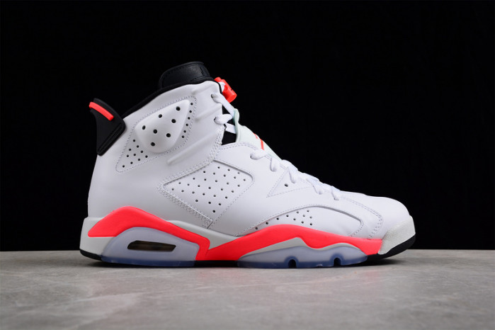 air jordan 6 retro infrared white 384664-123