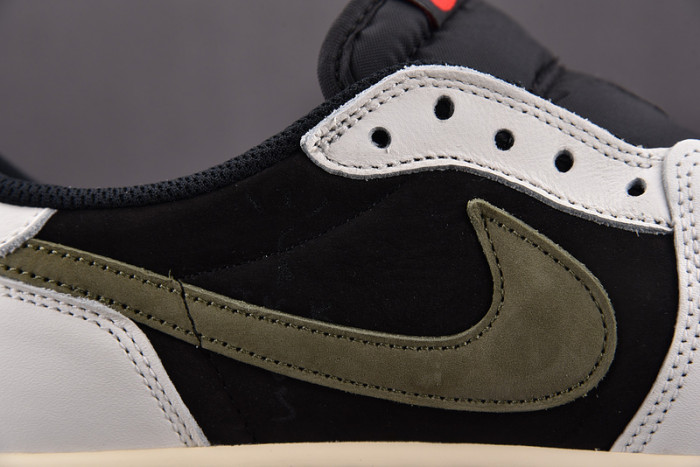 travis scott x air jordan 1 low og “olive” dz4137-106
