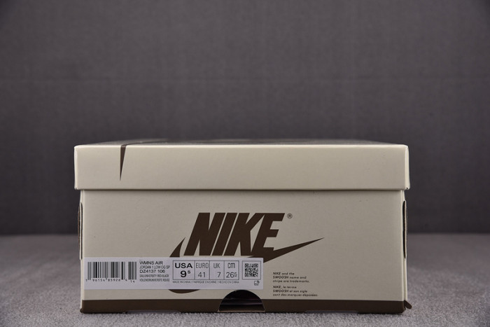 travis scott x air jordan 1 low og “olive” dz4137-106