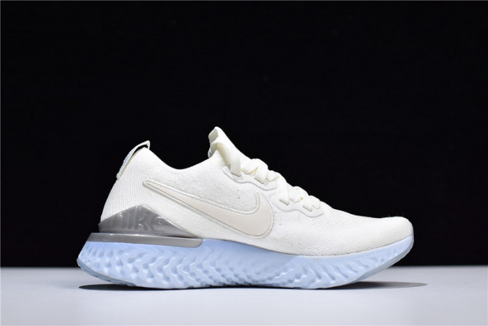 nike epic react flyknit 2 running shoe bq8927-100