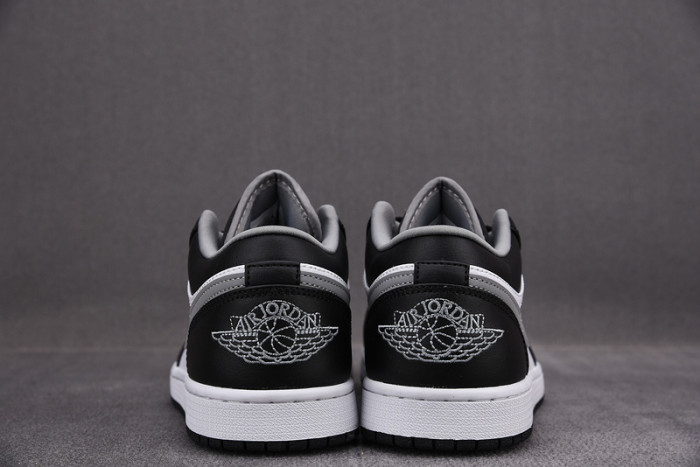 air jordan 1 low black white grey 558553-040