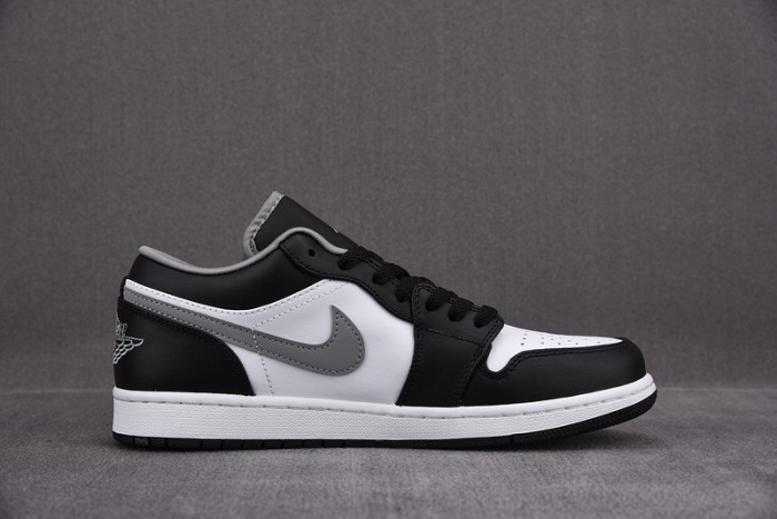 air jordan 1 low black white grey 558553-040
