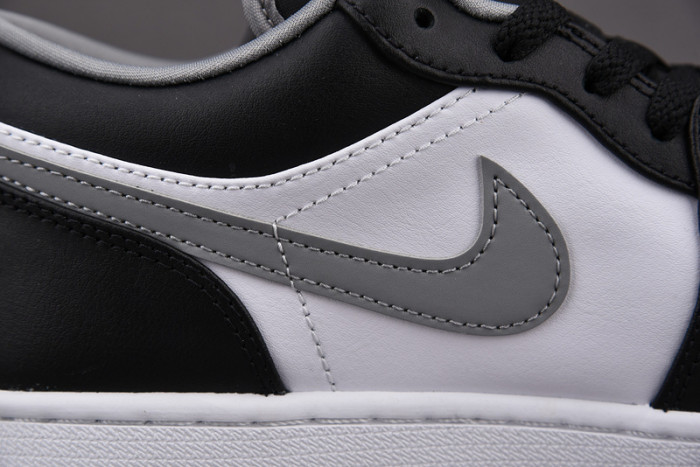 air jordan 1 low black white grey 558553-040
