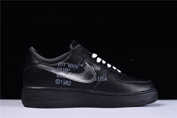 ofw x nike air force 1 07 low black av5210-001
