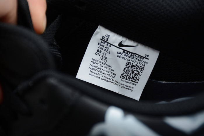 nike air force 1 low black skeleton halloween bq7541-001