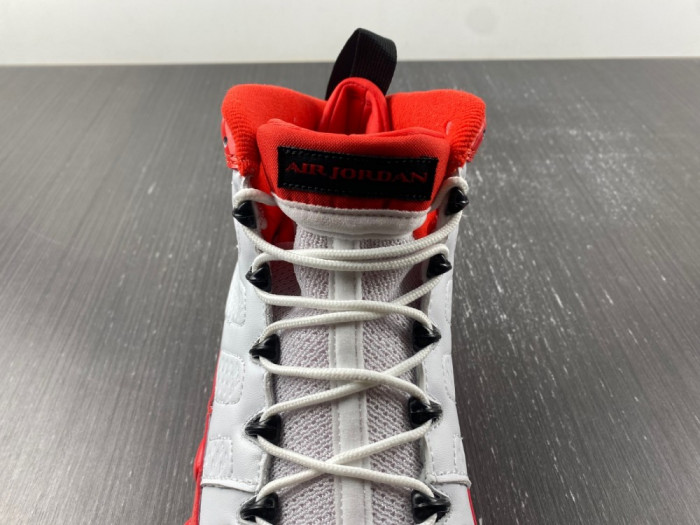 air jordan 9 retro white gym red 302370-160